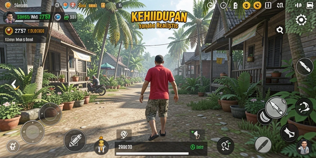 Tampilan gameplay dari 2757 yang menarik dan interaktif.