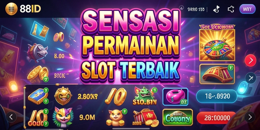 Tampilan menarik gameplay Slot di 88ID yang memukau.