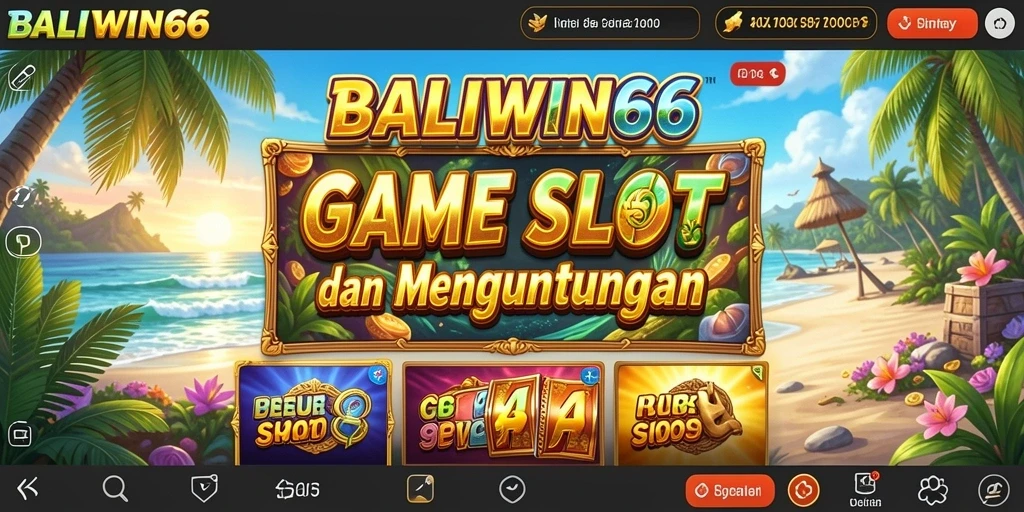 Tampilan gameplay menarik dari BALIWIN66 yang penuh warna.