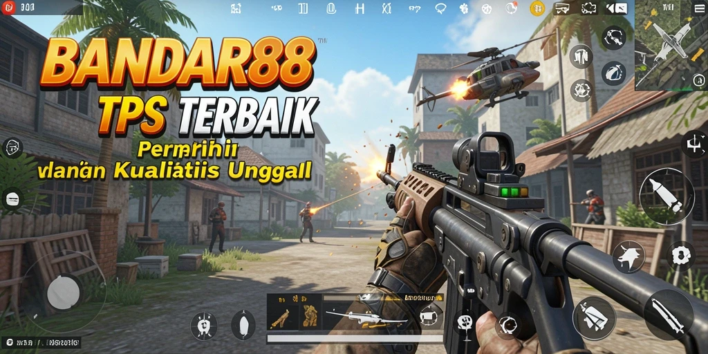 Tampilan menegangkan gameplay BANDAR88 dalam aksi TPS.