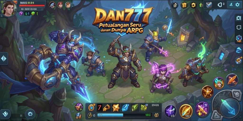 Screenshot gameplay yang menunjukkan aksi seru dalam DAN777.