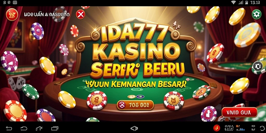 Screenshot gameplay IDA777 yang menampilkan aksi kasino seru.