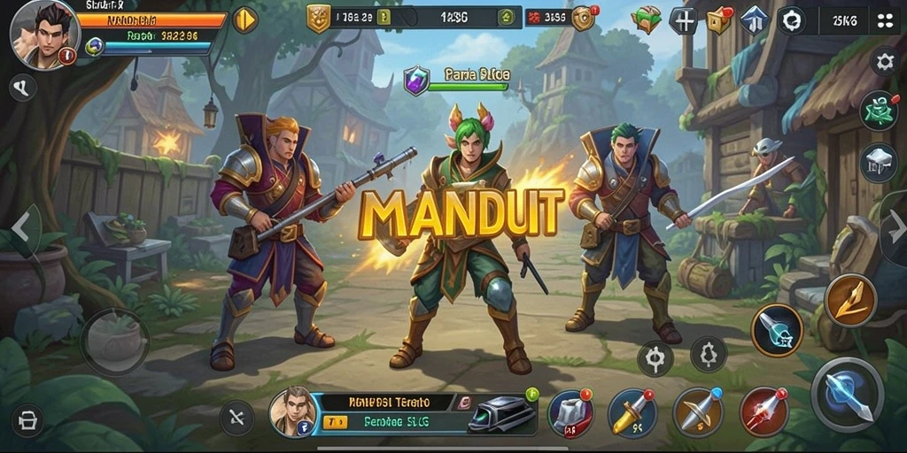 Tampilkan aksi seru dalam gameplay MAINDUIT dengan strategi mendebarkan.