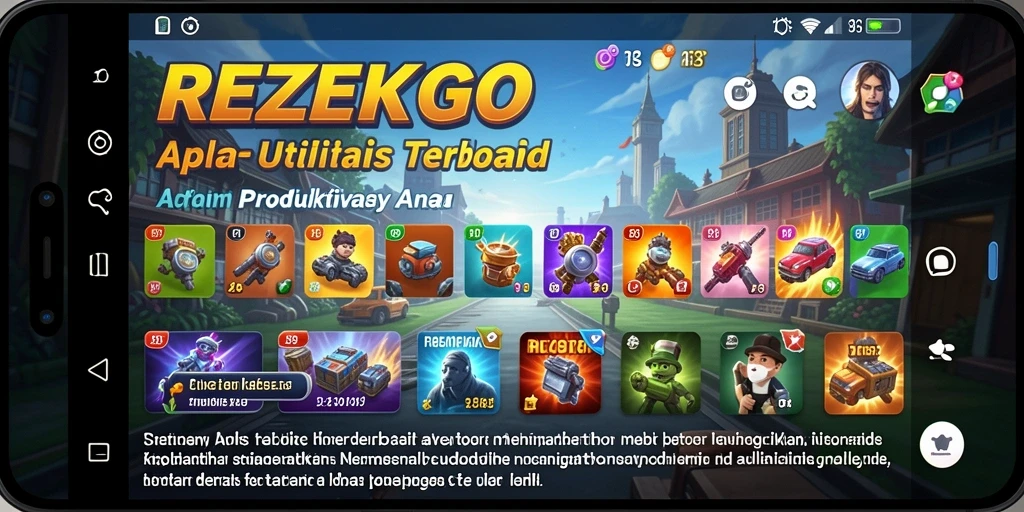 Screenshot utama REZEKIGO menampilkan antarmuka pengguna yang intuitif.