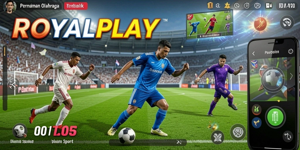 Tampilan gameplay menarik dari ROYALPLAY saat pertandingan olahraga.