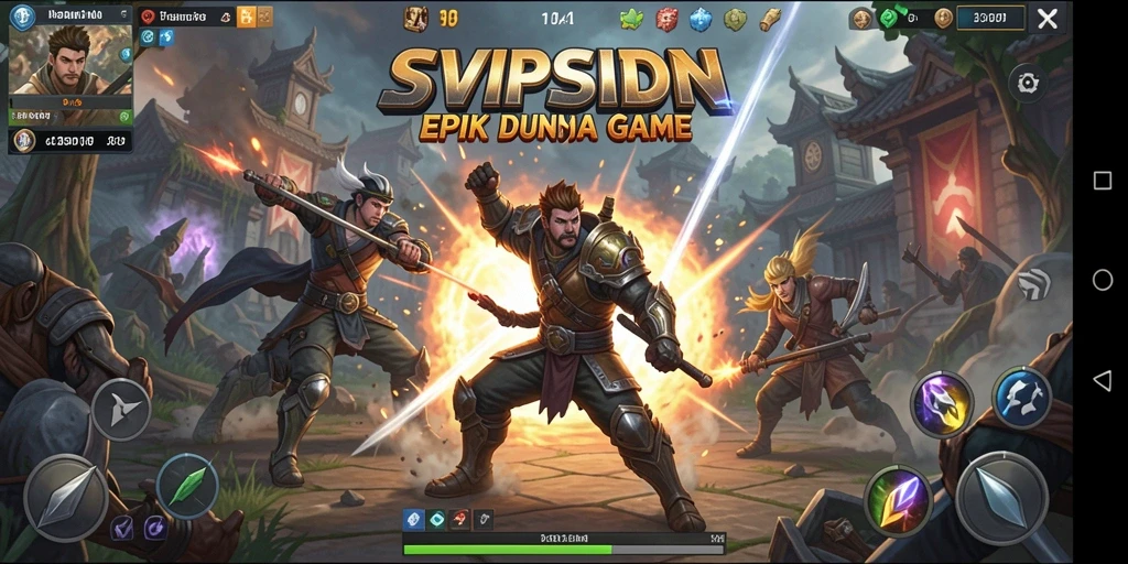 Tampilan gameplay menegangkan dari pertarungan di SVIPSIDN.